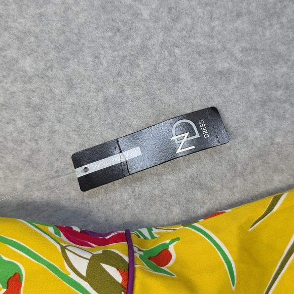 New Directions Yellow Floral Dress - Picture 7 of 11